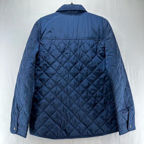 Stormtech Performance Jacket Mens Sz M Bushwick Quilted Utility Snap Front Blue - Picture 3 of 12